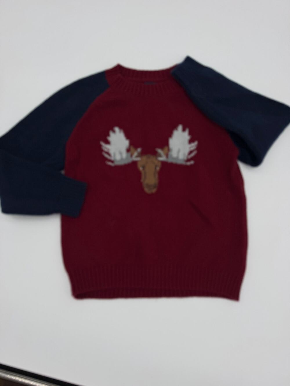 Janie and jack moose sweater 3T